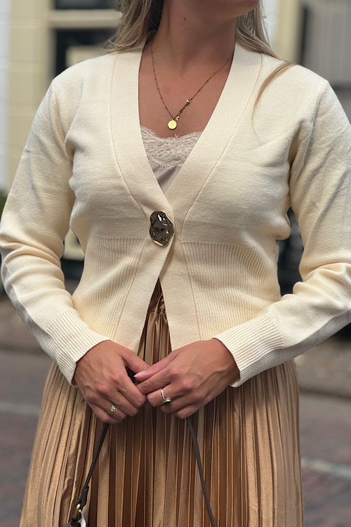 Vest Katy ecru - Afbeelding 2