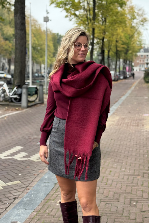 Top Tessa burgundy - Afbeelding 2