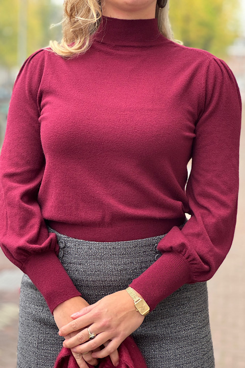 Top Tessa burgundy