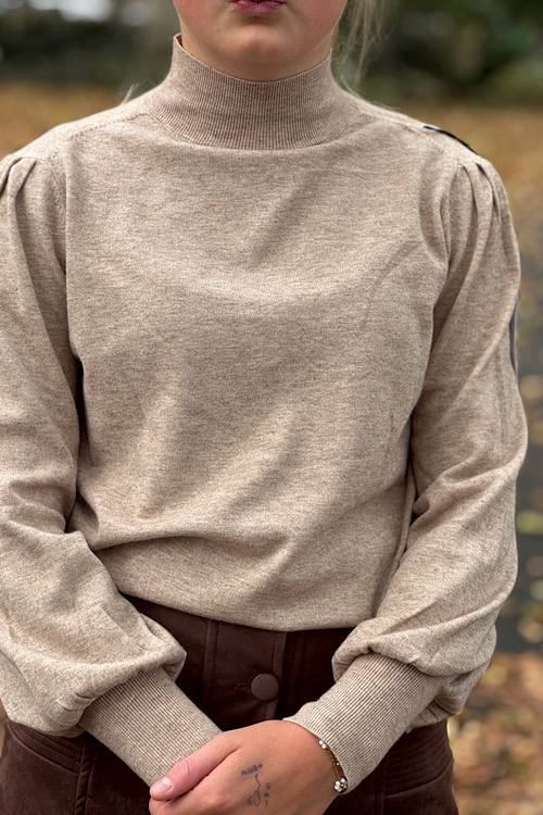 Top Tessa taupe - Afbeelding 2