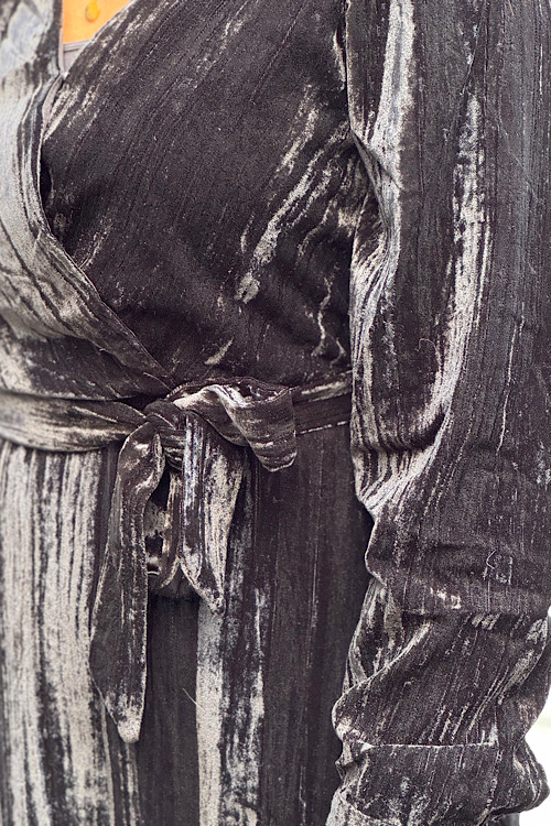 Velvet dress black - Afbeelding 5