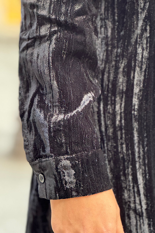 Velvet dress black - Afbeelding 6