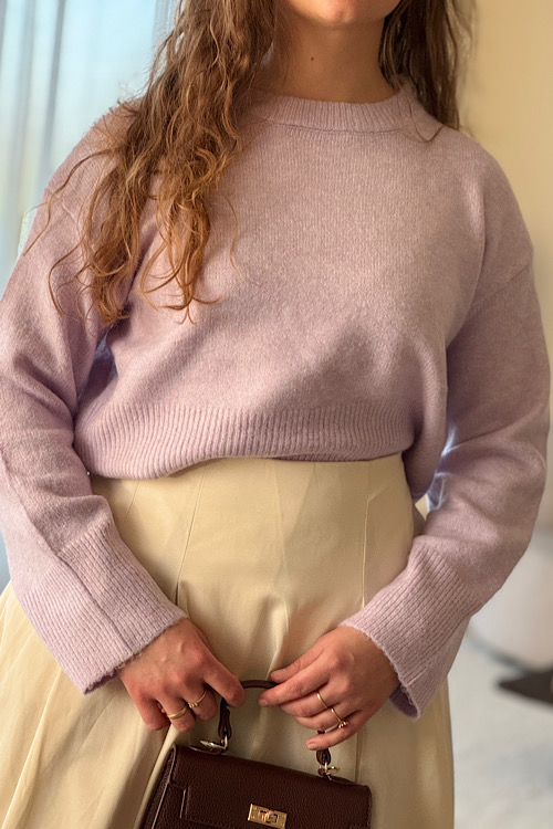 Lilac trui Biba - Afbeelding 3