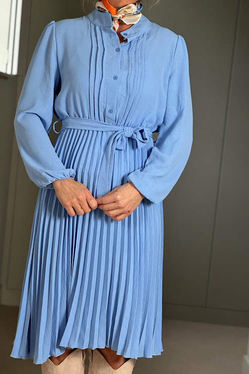 Brenda jurk lichtblauw - Afbeelding 2